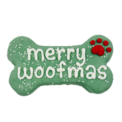 Merry Woofmas 6" Bone | Holiday