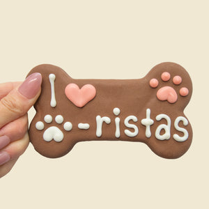 I Love Paw-ristas 6 Inch Bone | Café