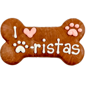 I Love Paw-ristas 6 Inch Bone | Café