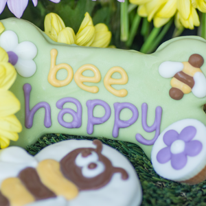 Bee Happy 6 Inch Bone | Spring